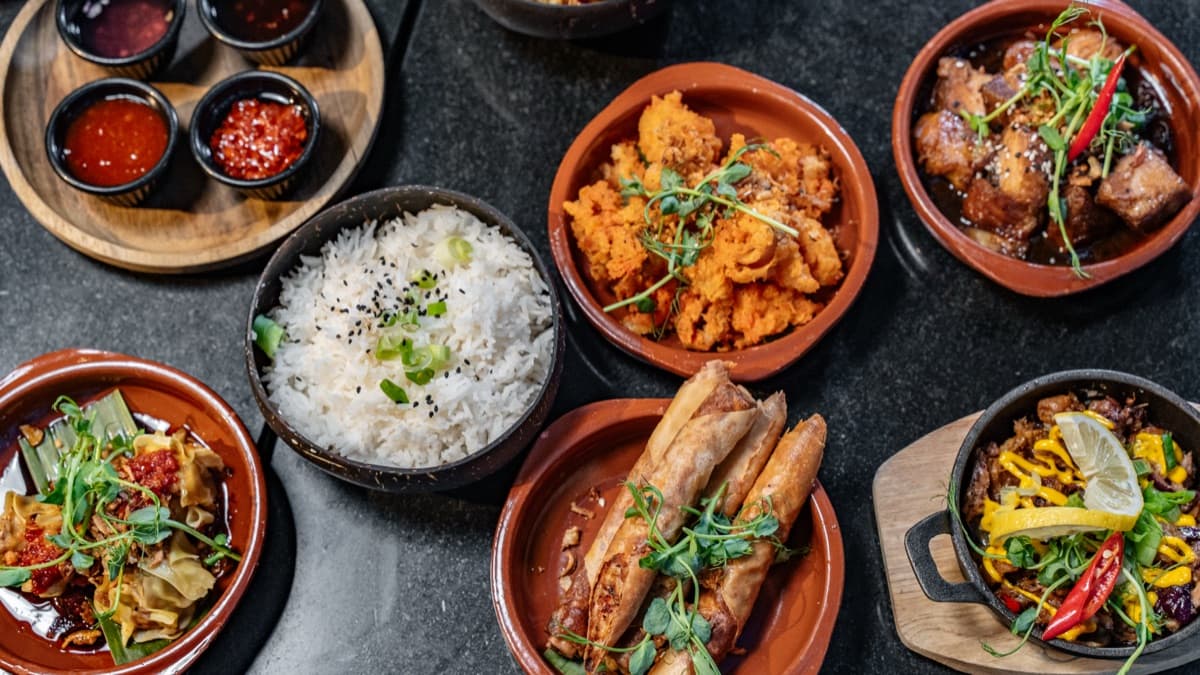 Filipino and Asian sharing dishes at Kultura Aberdeen