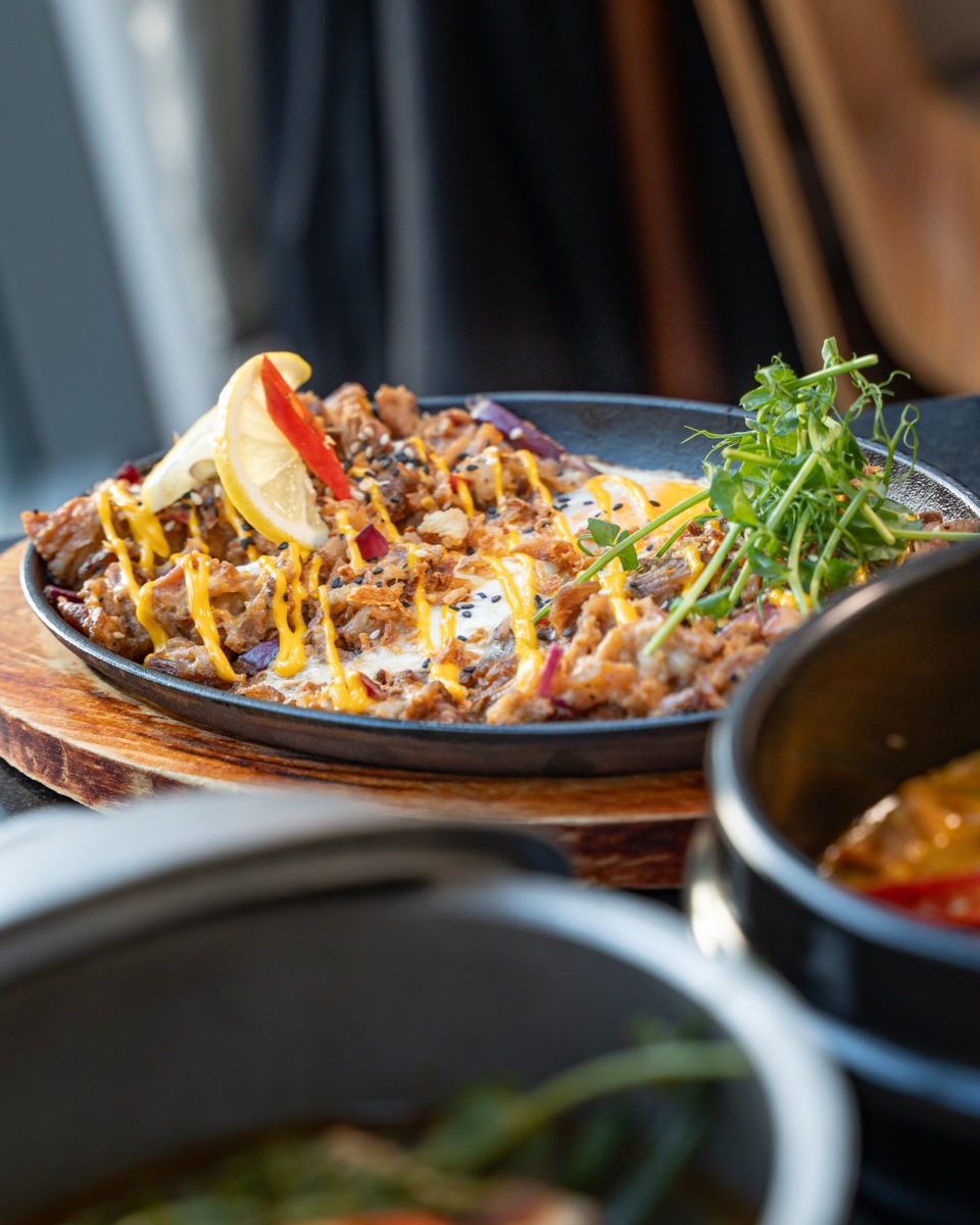 Sizzling Sisig from the Kultura kitchen