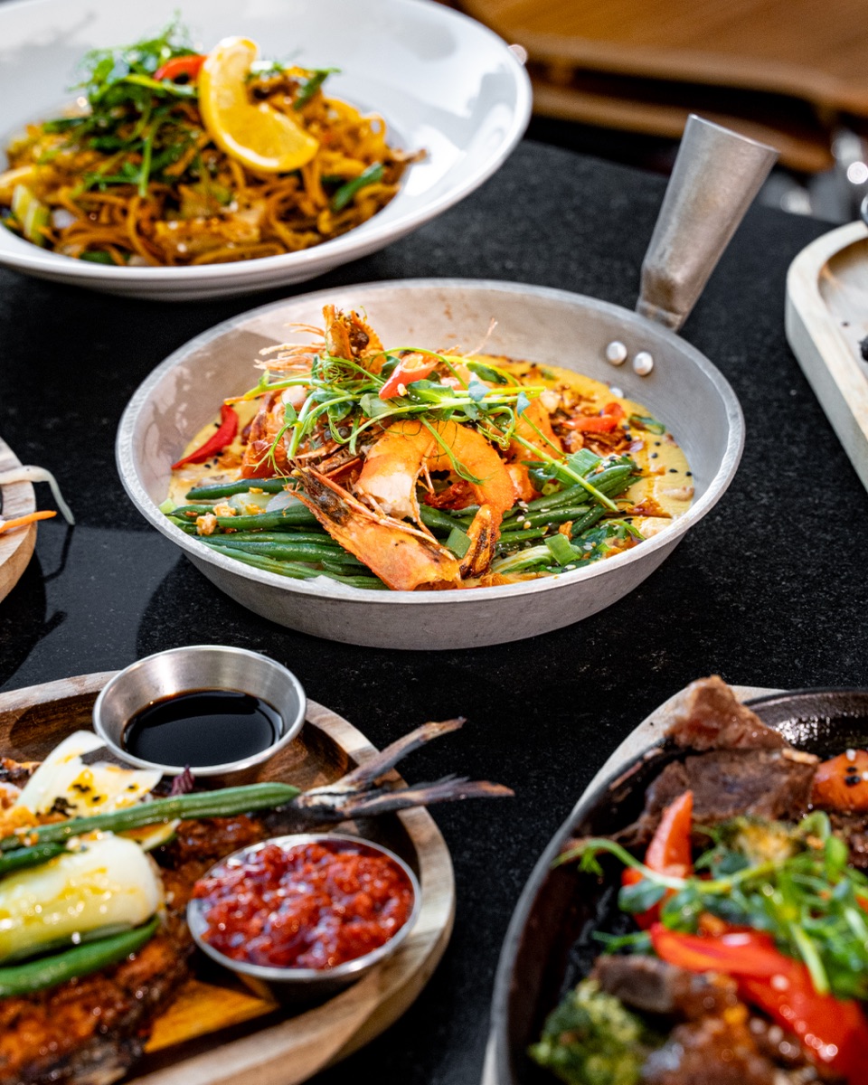 Filipino dishes from the Kultura kitchen